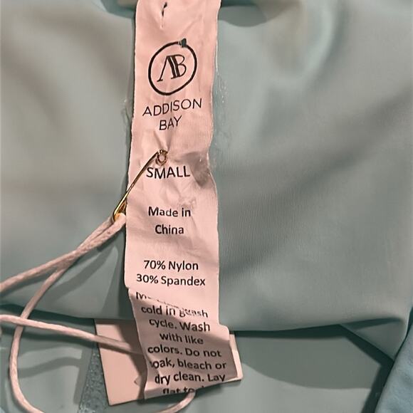 Addison Bay Womens Athletic Flounce Everyday Short Skort BL1 Baby Blue Small - Picture 9 of 10